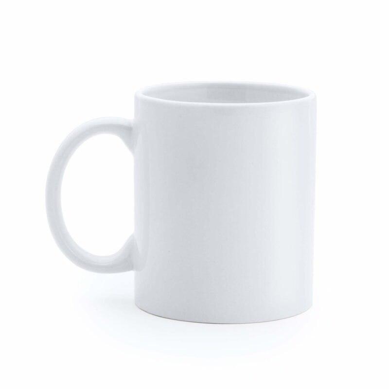 Taza Blanca Brillante