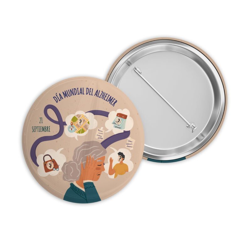 Chapa Día Mundial del Alzheimer